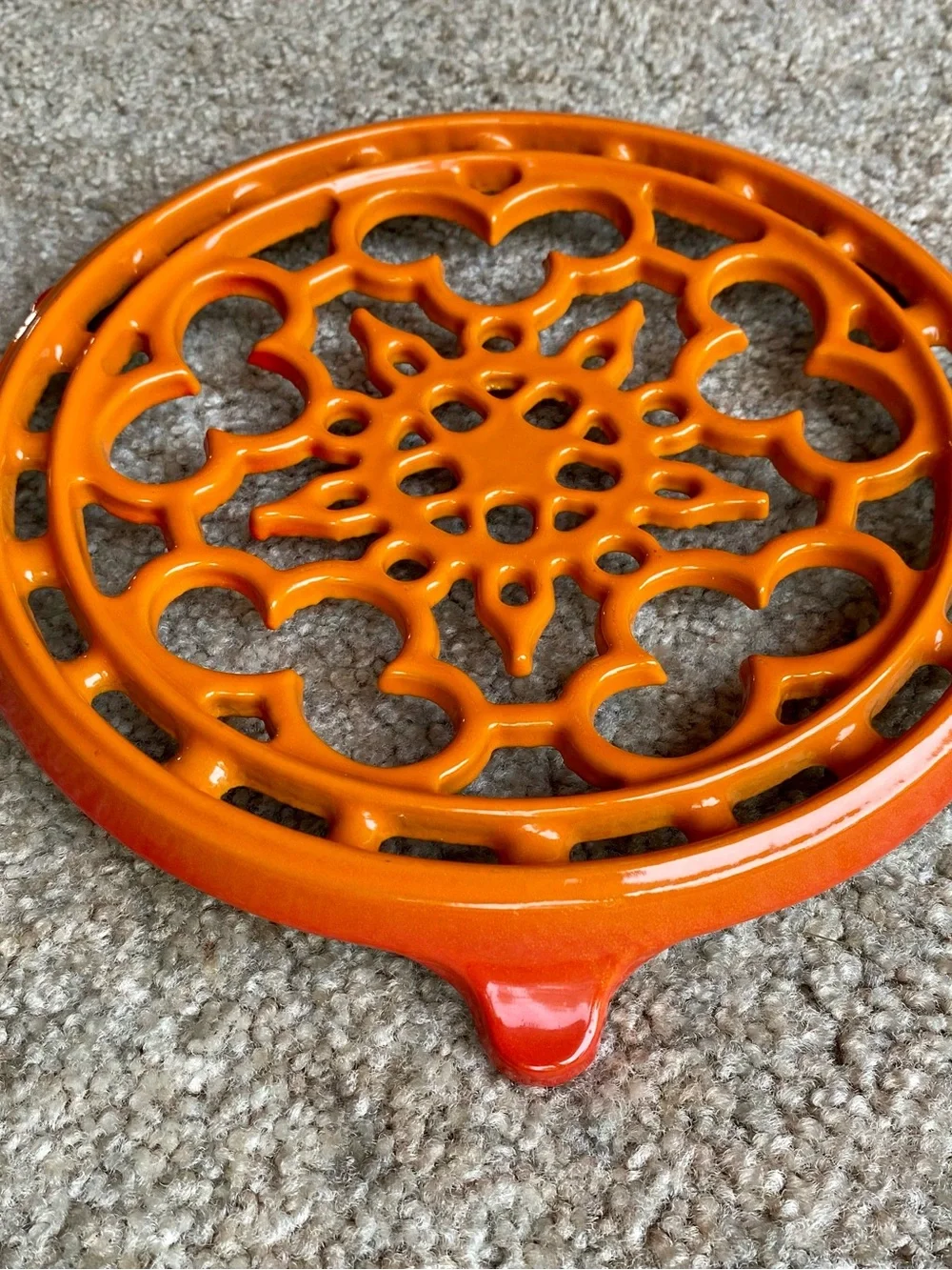 Enameled Cast Iron Trivet